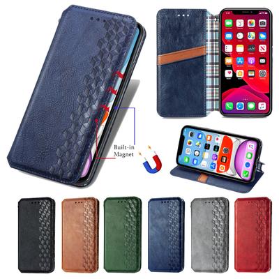 Business Stand Flip Wallet Case Cover For Iphone 14 Pro Max 13 Mini 12 11 X Xr Xs Max 8 7 Plus Slim Magnetic Leather Case Cover