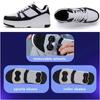 Roller Skating Shoes Children's Wheeled Sports Shoes Children's Roller Skating Shoes Fashion Outdoor Sports Skateboarding Shoes