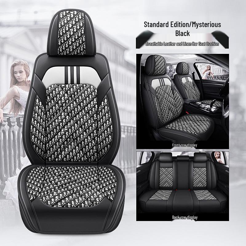 Five-Seat Full Wrap Universal Car Seat Cushion Cover for All Seasons