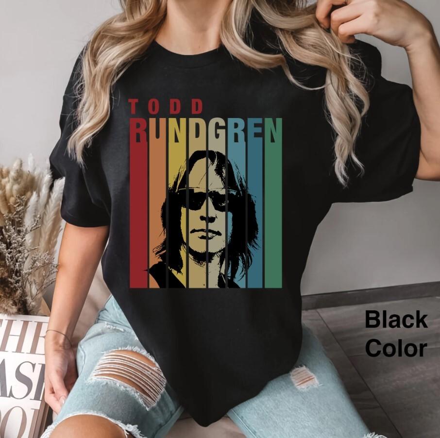 Todd Rundgren Retro Vintage TShirt Funny Todd Rundgren Shirt Music Band Shirt Unisex T-Shirt L