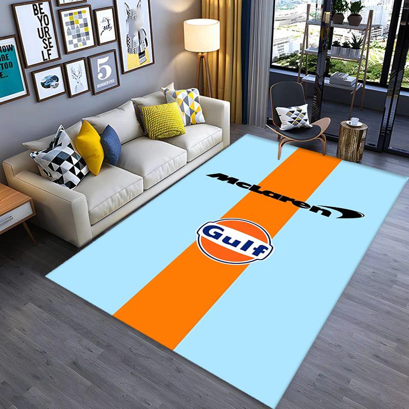 McLaren Gulf Heritage Carpet Suitable for All Seasons Home Decor Room Doormat Protective Pad