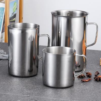 Nieuwe roestvrijstalen laboratoriumbeker met schaalverdeling, grote inhoud, espressomokken 500 ml, 1000 ml, maatbekers, keukengereedschap