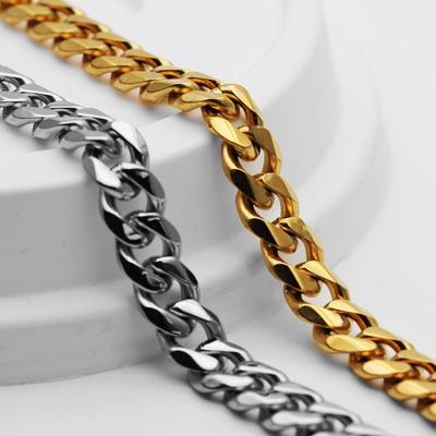 Titanium Steel Bracelet Six-sided Magic Chain Men's European and American Stainless Steel Fashion Bracelet New High-end Jewelry