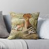 Hoopoes Couple Zoology Pillowcase Polyester Linen Velvet Printed Zip Decor Bed Cushion Cover