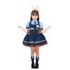 Judy Cosplay Costume Kids Set Police Officer Performance Full Outfit Children's Lolita Skirt Hat Hairband Complete Costume