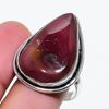Natural Mookaite Gemstone Handmade 925 Sterling Silver Jewelry Ring Size 9 AR-17753