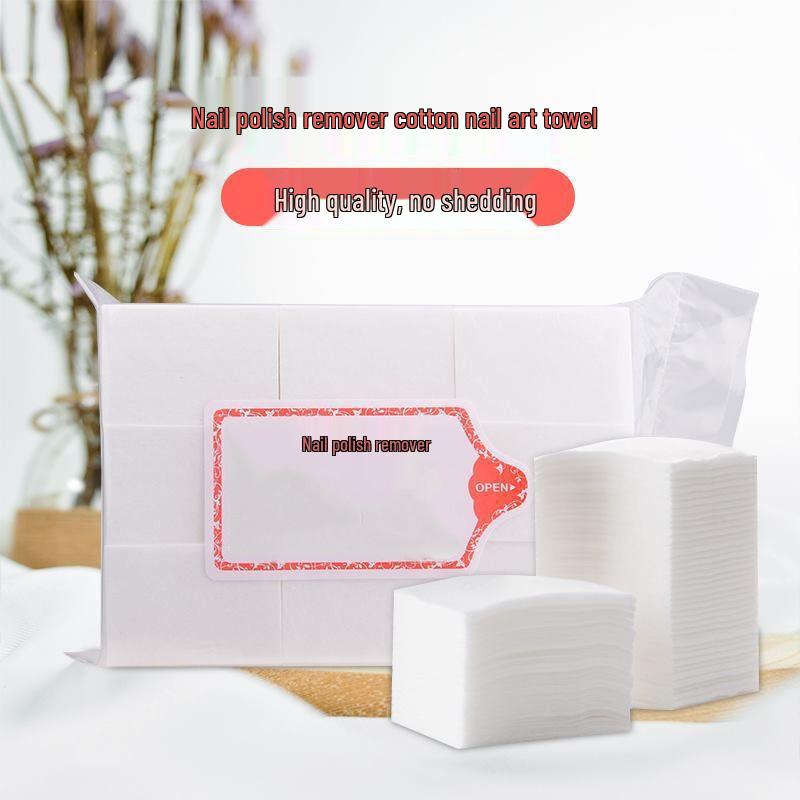 Thickened Nail Polish Remover Wipes - Lint-Free Hard Wipes for Nail Cleaning
