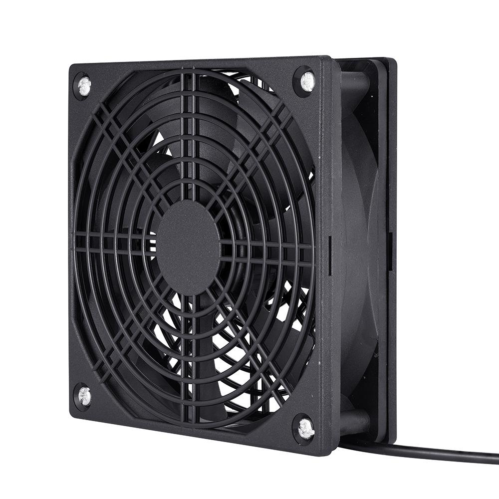 3W Solar Panel Powered Fan Kit Waterproof Solar Exhaust Fan for Greenhouse Shed