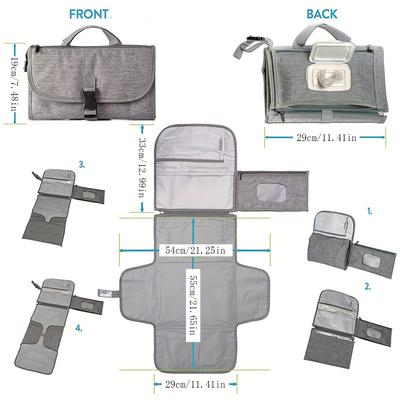 Baby Wickelauflage eine multifunktionale und praktische Matte für Mütter und Säuglinge für unterwegs Faltbare Aufbewahrung