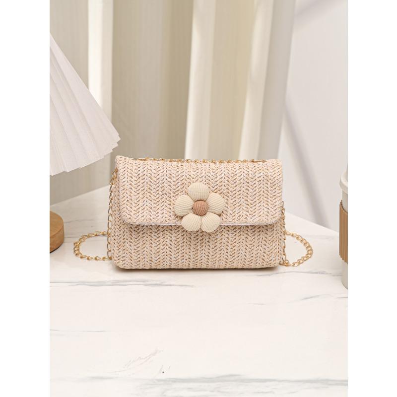 

New fashion messenger bag bag women s style large capacity solid color straw bag shoulder bag абрикосовый