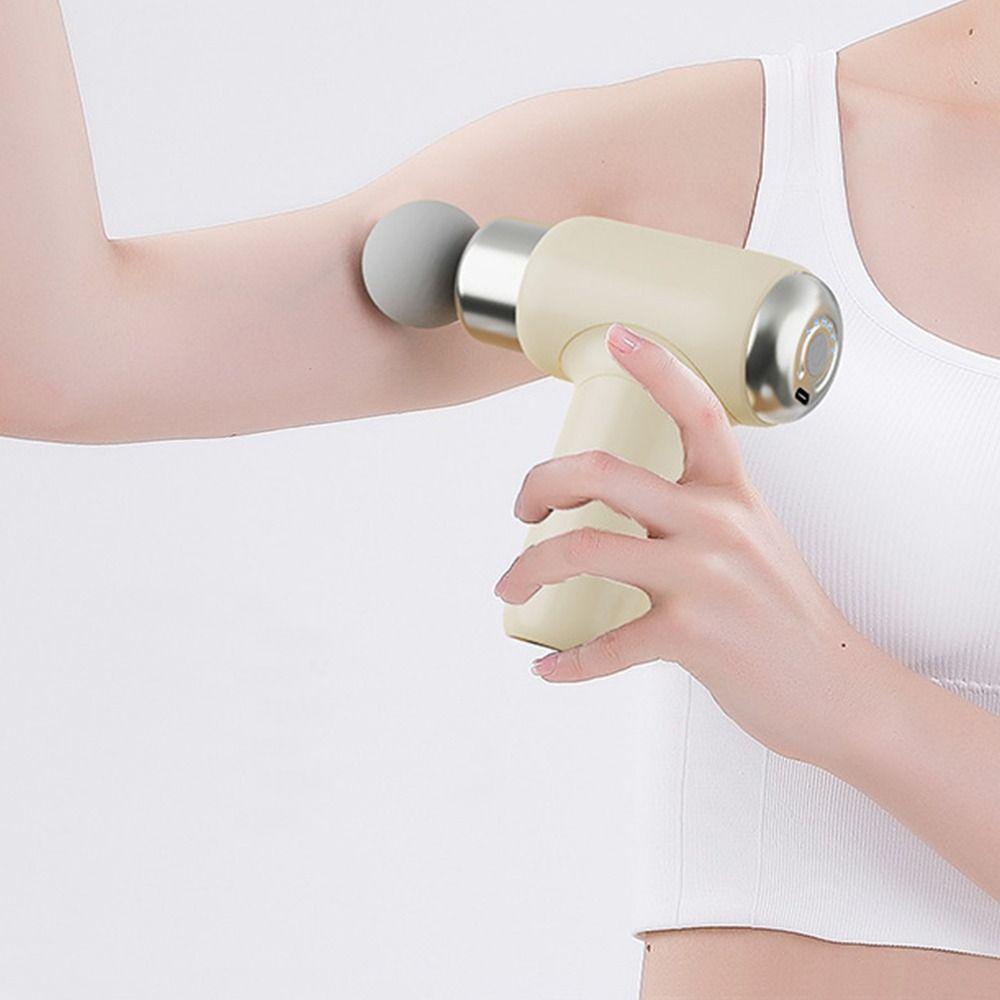 Portable Rechargeable Vibration Fascia Massager Wireless Mini Electric Massage Machine Professional 6-speed Fitness Massager