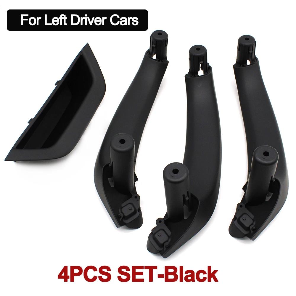 LHD Car Interior Front Left Driver Door Armrest Panel Cover Door Inner Handle Pull Trim For BMW X3 X4 F25 F26 2010-2016