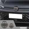 2pcs Front and Rear Emblem For VW Golf 6/Golf 7/Golf 7.5/Golf 8 Modified Black Label Flat Mirror Logo Cover Accessory