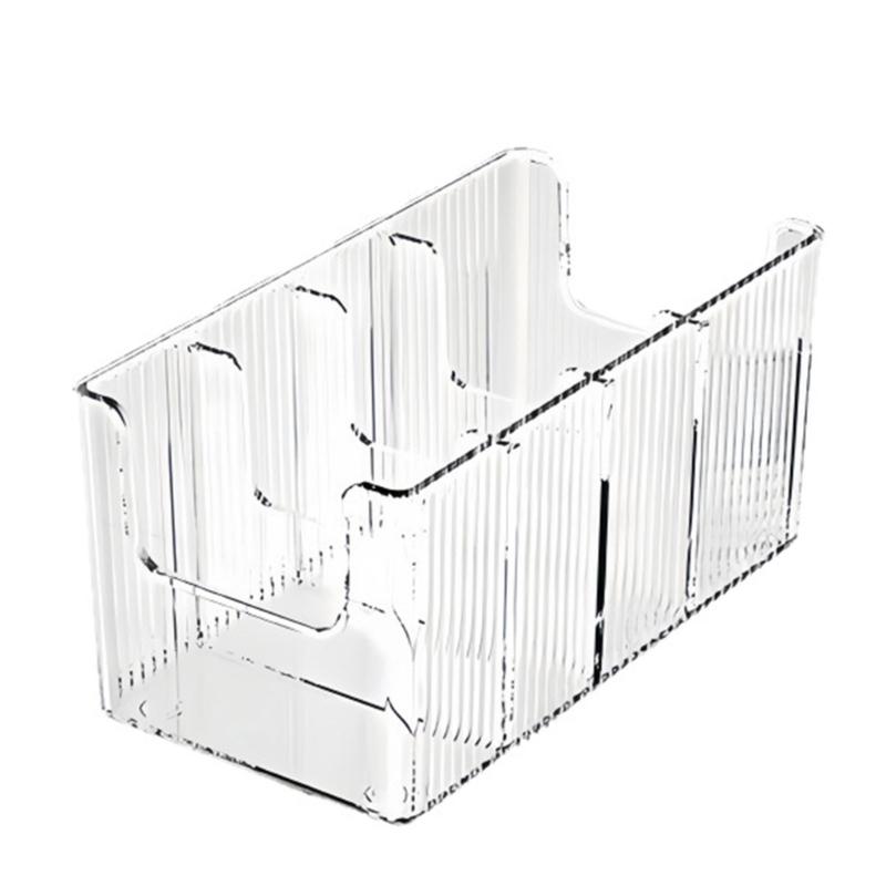 Transparent PET Belt Tie Holder With Multiple Compartments Home Storage Solution for Jewelry Home Accessories