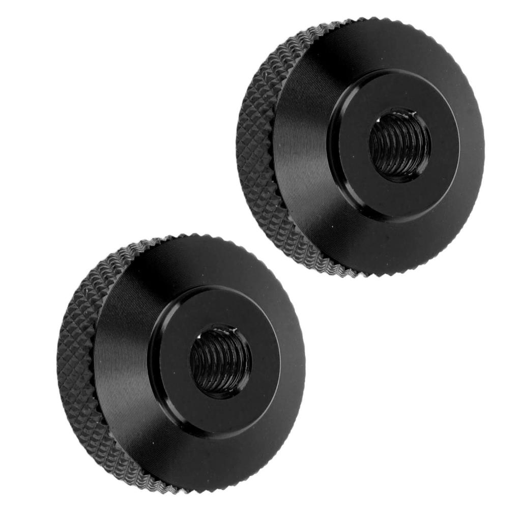 Porca de Ajuste da Corrente da Bicicleta, Práticas 2 Peças Porcas de Ajuste da Corrente de Alumínio Duráveis e Fáceis de Usar para Monkey Cross Super(Preto)