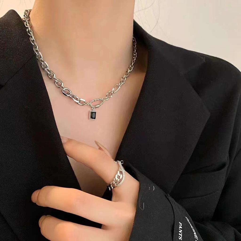 2022 Spicy Girl Pendant: Bow Flower & Heart Clavicle Chain Necklace – Japan & South Korea Niche Style