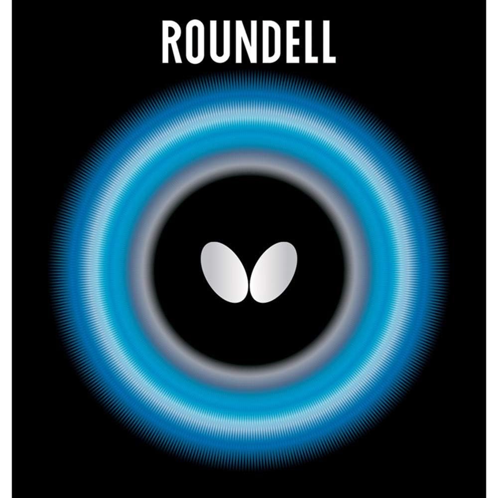 Butterfly Roundell Black 05860 278 TA Lightweight Table Tennis Paddle with Comfortable Grip
