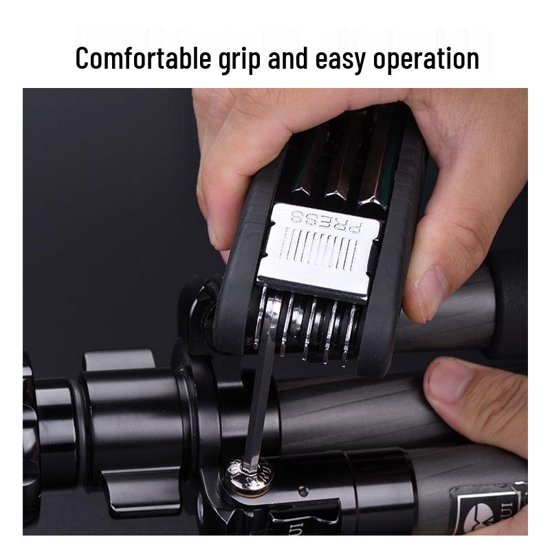 SATA Folding Hex Wrench & Screwdriver Set (3/4/5/6/8mm) Multifunctional Tool