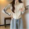 Neuer kurzer Hoodie Damen Hot Girl Strickjacke Jacke Slim Design Langarm-Oberteil