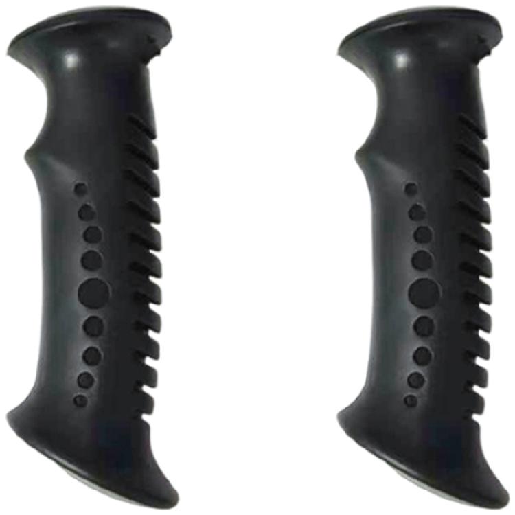 

2Pcs Straight/Bent Handle Climbing Stick Head Trekking Rod Handle Adapters Walking Cane Grip for Climbing Outdoor