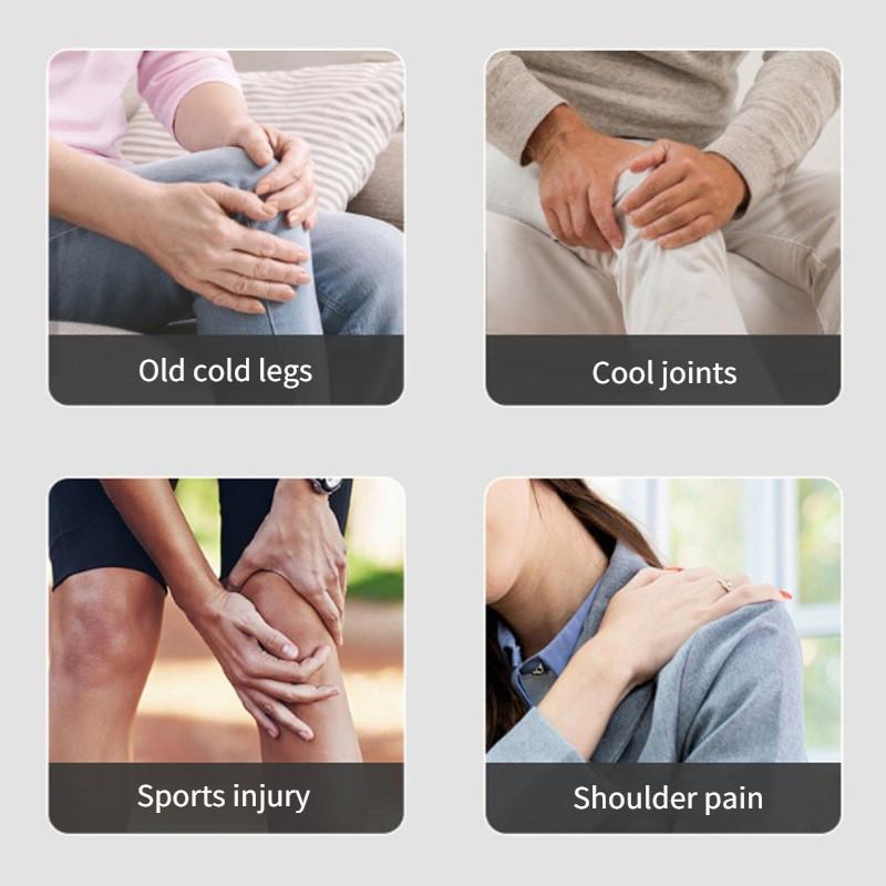 Portable Electric Heating Knee Pad Household Hot Compress Knee Massager Knee Joint Pain Relief Therapy Equipment