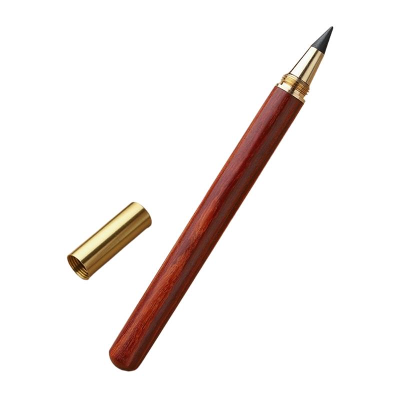 

Erasable Inkless Pen Wood Everlasting Pen Refillable Everlasting Pen No Sharpening Sketching Pencil for Writing Drawing