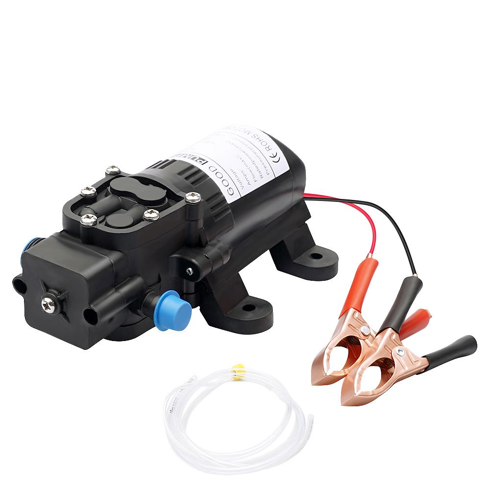 

Масляні насоси для електричних автомобілів 12 В Насос для рідини сирої нафти Екстрактор Перекачувальний двигун Всмоктуючий насос із трубками для авто човна Мотоцикл чорний