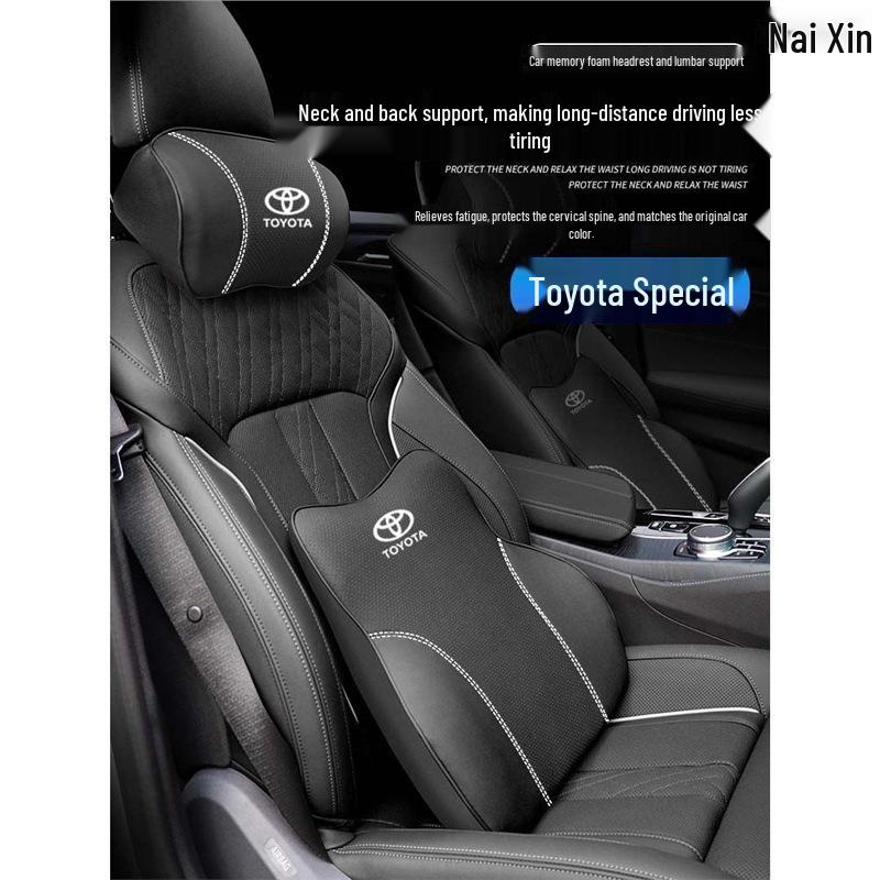 Toyota Headrest Neck Cushion for Camry, Corolla, Highlander, Levin, RAV4