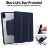 For Honor Pad X8a Case 360 Degree Rotary Stand PU Leather+Acrylic Tablet Cover (Without Keyboard)