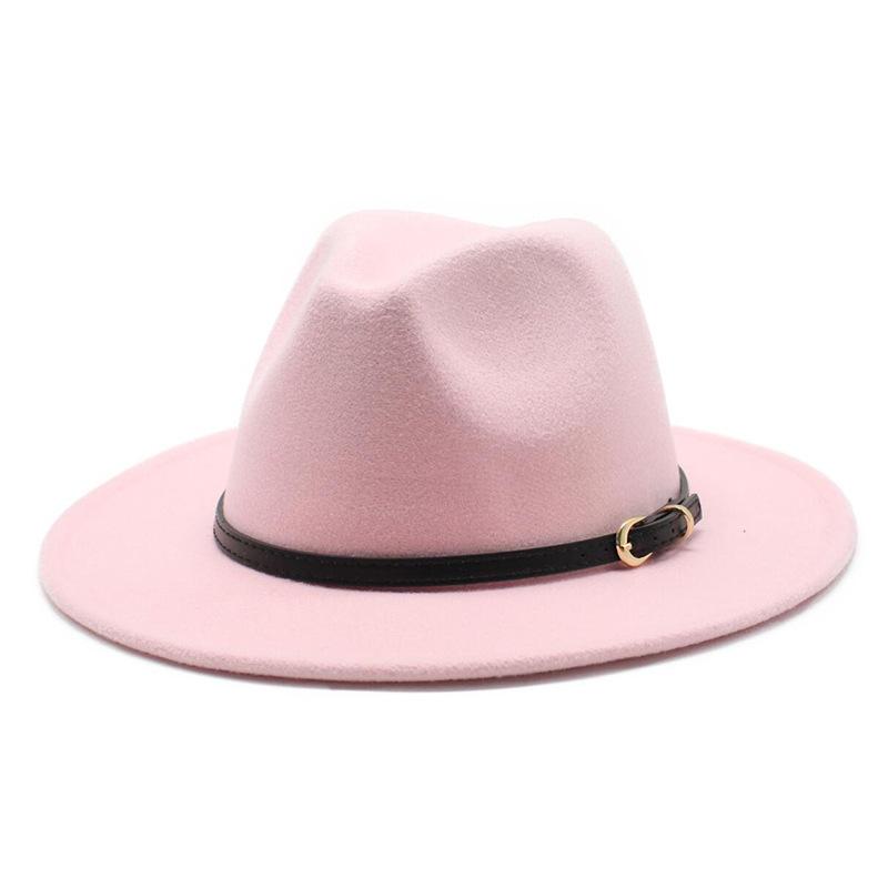 Jazz Hat Season British Retro Top Hat Men'S And Women'S Woolen Hats