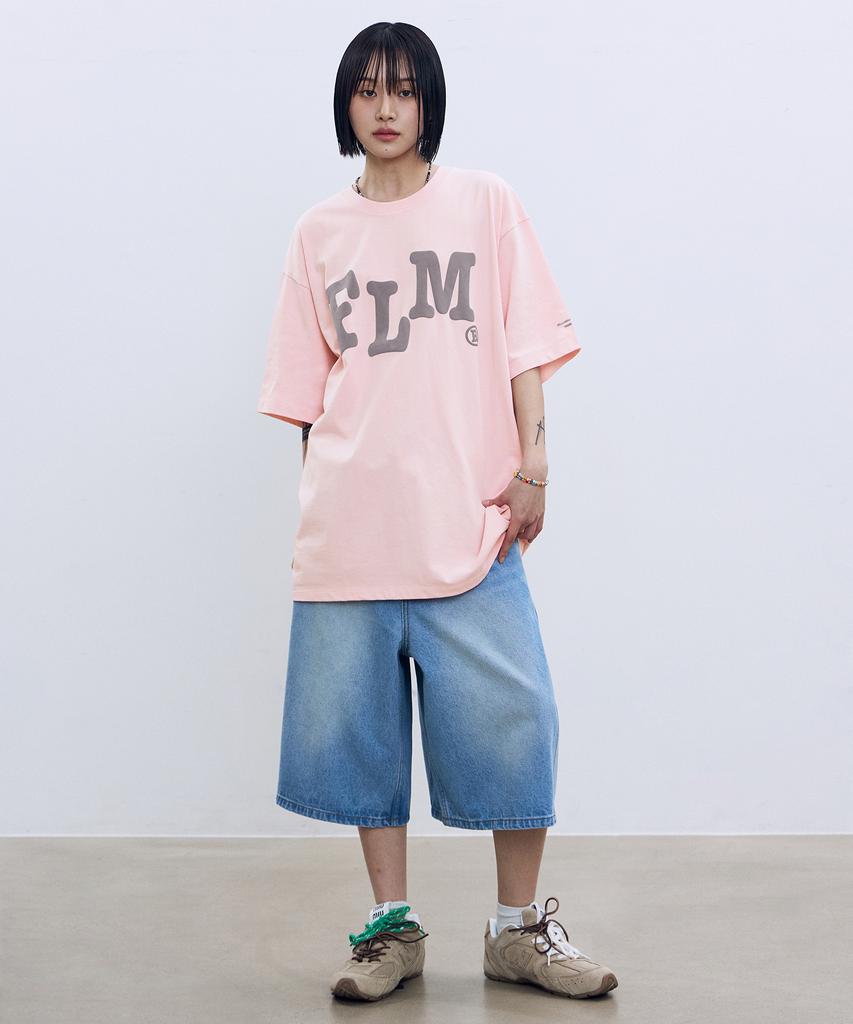 FILLUMINATE Flm Wavy Logo T-Shirt - White