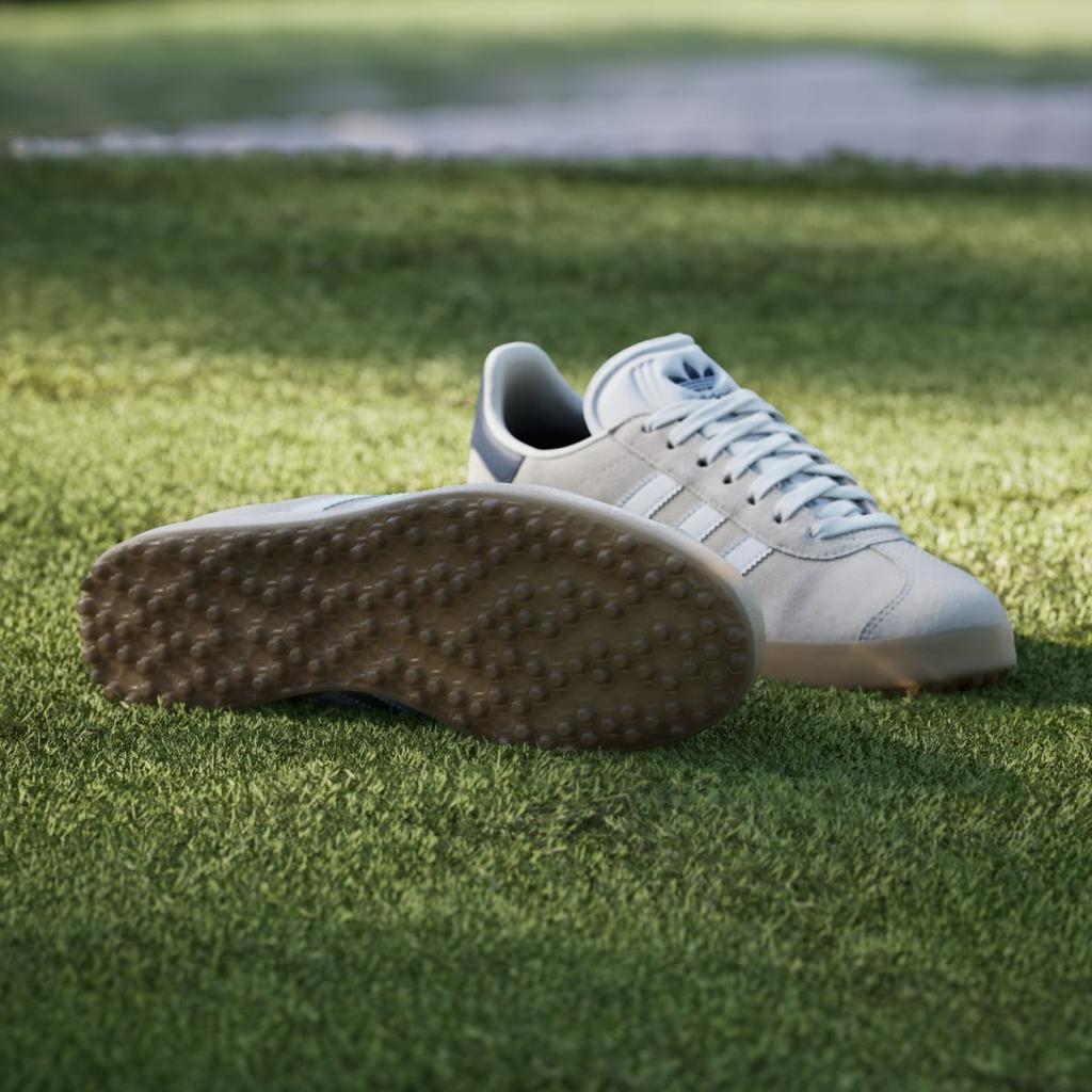 adidas Gazelle Spikeless Golf HP7073 Unisex Performance Sports Shoes Chalk White / Cloud White / Night Indigo