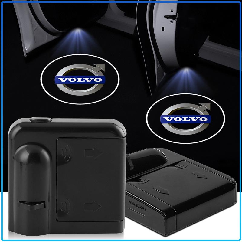 1/2Pcs LED Welcome Light Car Door Projector Lamps Car Styling For Volvo Rdesign XC90 S60 XC60 V70 S80 S40 V50 V40 V60 C30 S70