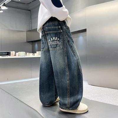 Lässige Trendige Lockere Jeans Langhosen Für Große Jungen Kinder