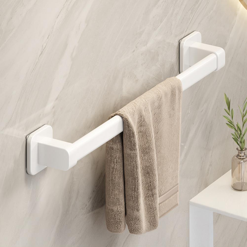No-drill Towel Rack Self-adhesive Bathroom Organizer Self-adhesive Towel Rack for Bathroom Strong Load-bearing Hand Towel Bar