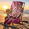 Alpha Kappa Alpha Print Beach Towel Design, Soft, Lightweight. for Home Bathroom, Spa, Pool, Yoga, Surfing, Camping, Gift for Family, Friend