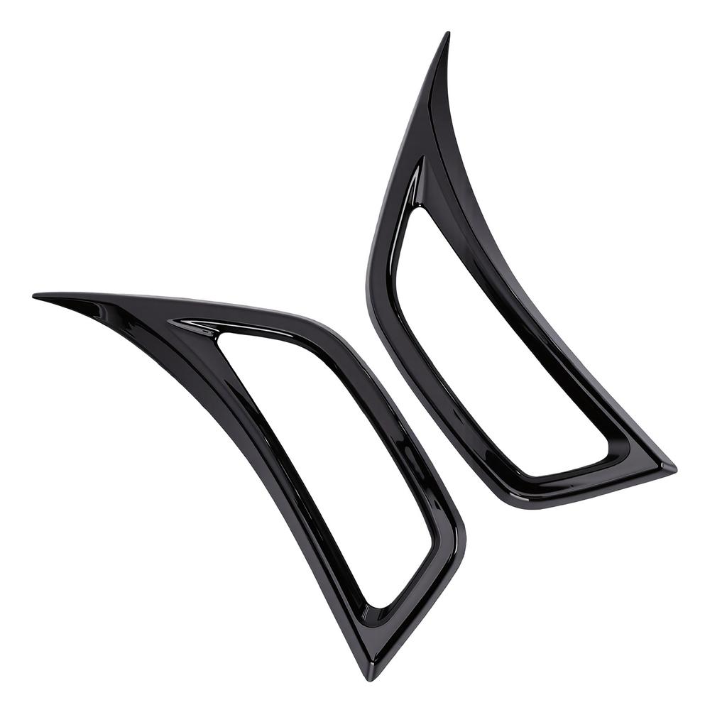 2PCS Car Side Vent Trim Replacement for Jeep Wrangler 18 24 Sporty Mudguard Side Air Vent Decorative Cover
