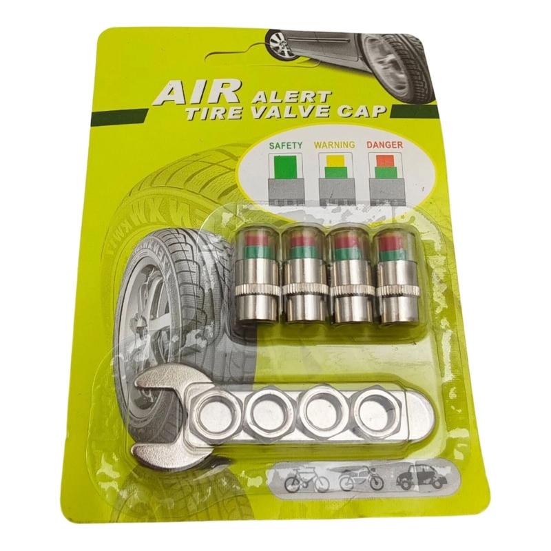 Weather Resistant Tire Pressure Monitor Gauge Cap Operates From -20°C To 80°C With UV Protection Suitable For Global Use