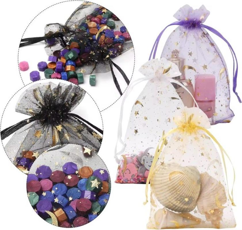 Candy Gift Organza Bags Drawable Wedding Party Decoration Gift Bags Wedding Birthday Party Candy Gift Bags Packaging