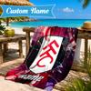 Custom Name Beach Towel Fulham FC Crest Microfiber Beach Towel, Lightweight for Summer Travel, Swimming Pool Fan Birthday Gift