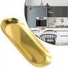 Compact Stainless Steel Tray for Tea Fruit and Jewelry Organization