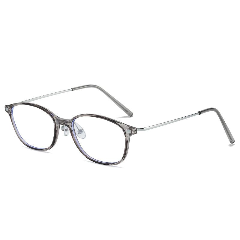 Fashion Anti-Blue Metal Glasses Optical Glasses With Myopia Flat Light Glasses Frame
