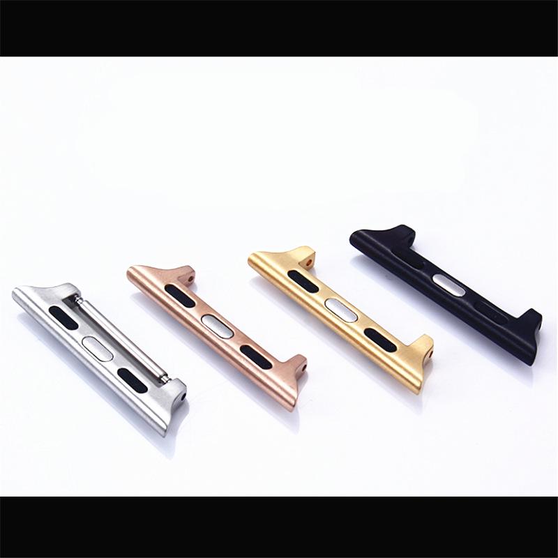 Universal Black Strap for Apple Watch Series 1-7 with Buckle & Spring Bar Connector