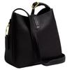Coach Hadley 20 Branded Gold Hardware Calf Leather Crossbody Bag Small Women's Black