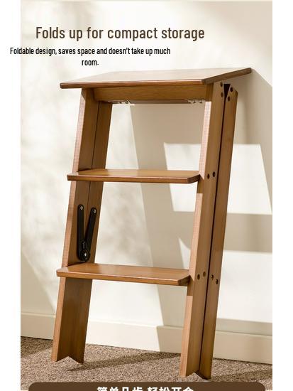 Thickened, Widened Folding Step Stool: A-Frame Ladder & Lightweight Dual-Use Climbing Aid
