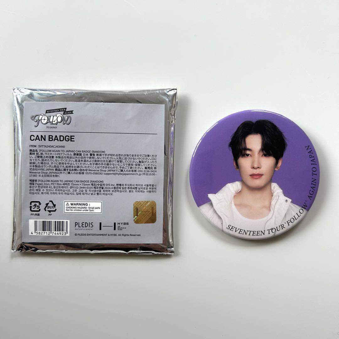 

[USED] SEVENTEEN Follow Again Can Badge Wonwoo