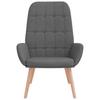 Relax Armchair Dark Grey Fabric