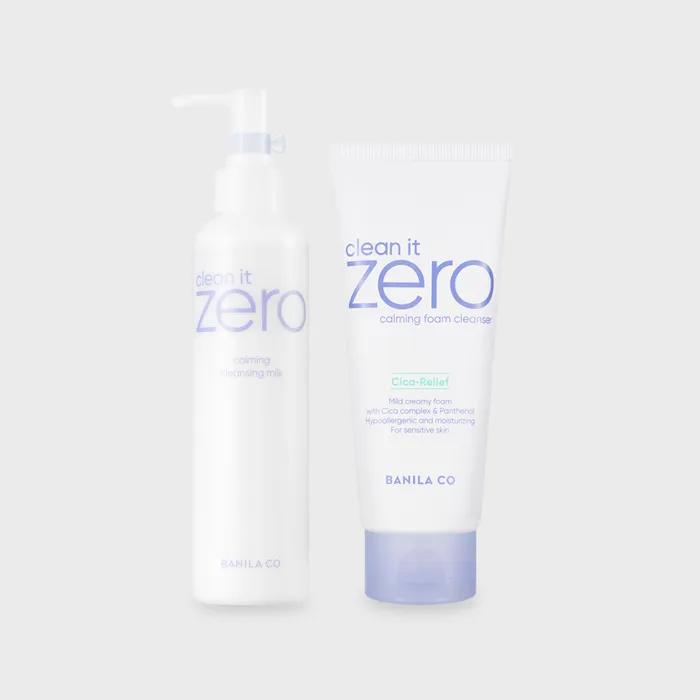 [SET] Clean It Zero Calming Cleansing Milk 200ml + Calming Foam Cleanser 150ml