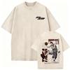 Anime Koszykówka Kuroko Vintage Spłowiony T-shirt Fajny Manga Kagami Taiga Nadruk Koszulki Mężczyźni Kobiety Codzienne Retro Oversize Koszulki