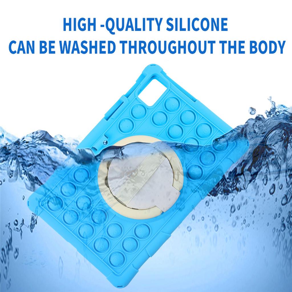 For Xiaomi Mi Pad 5 6 Pro Case Soft Bubble Silicon Kids Handle Cover For MiPad 5 Pro 2021 11 Inch Tablet Stand Case Shoulder Strap
